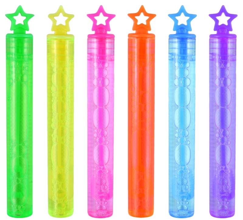 Wholesalers of Bubble Party Tube 4ml 10.5cm Star 6 Neon Cols toys