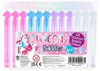 Wholesalers of Bubble Party Tube 4ml 10.5cm Unicorn 4 Cols toys image