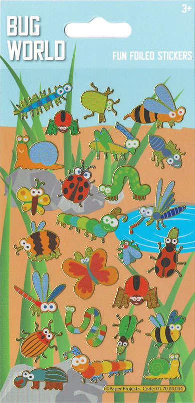 Wholesalers of Bug World Sparkle Stickers toys