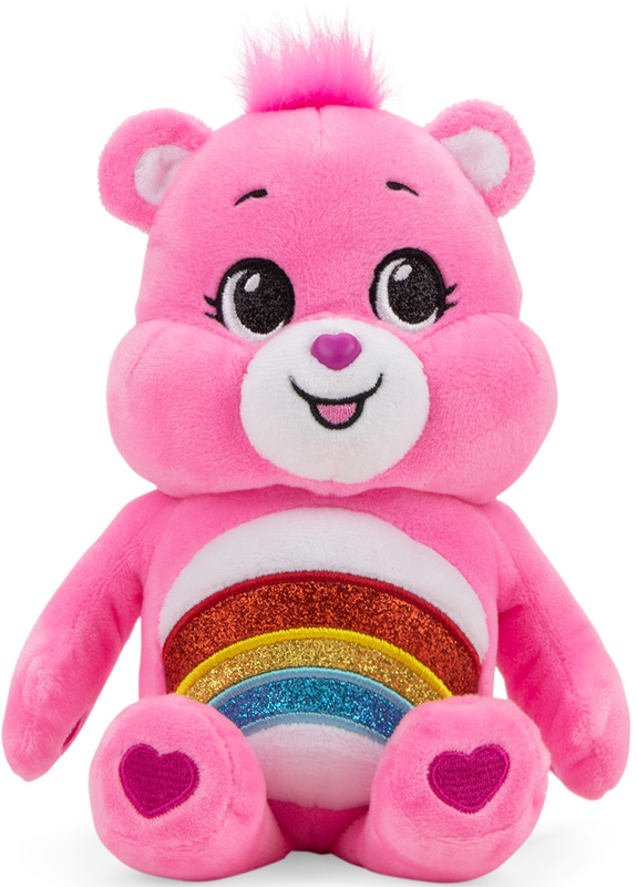 Wholesalers of Care Bears 22cm Glitter Bean Plush - Cheer Bear toys