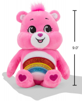 Wholesalers of Care Bears 22cm Glitter Bean Plush - Cheer Bear toys image 2