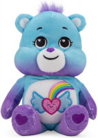 Wholesalers of Care Bears 22cm Glitter Bean Plush - Dream Brite Bear toys image