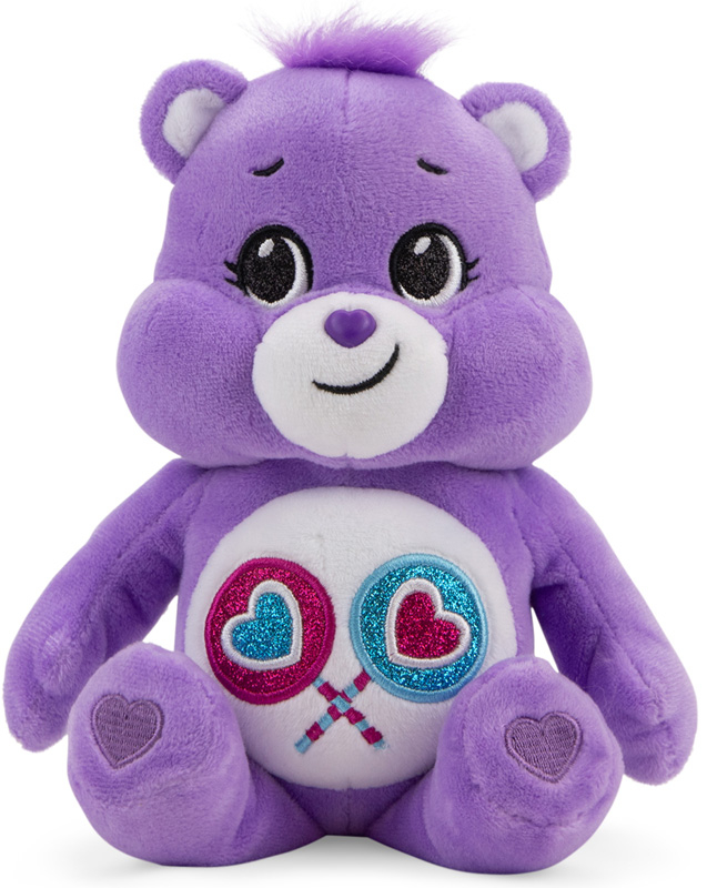 Wholesalers of Care Bears 22cm Glitter Bean Plush - Share Bear toys