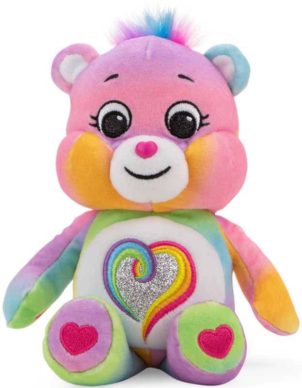 Wholesalers of Care Bears 22cm Glitter Bean Plush - Togetherness Bear toys