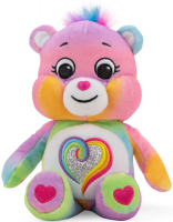 Wholesalers of Care Bears 22cm Glitter Bean Plush - Togetherness Bear toys image