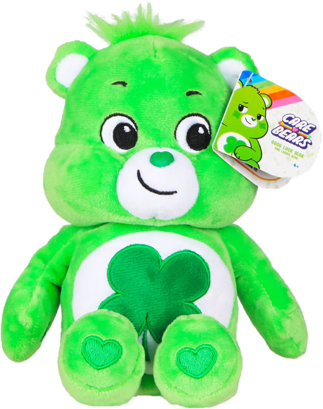 Wholesalers of Care Bears 9 Inch Bean Plush - Good Luck Bear toys