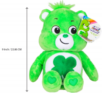 Wholesalers of Care Bears 9 Inch Bean Plush - Good Luck Bear toys image 2