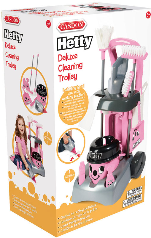 Wholesalers of Casdon Deluxe Hetty Cleaning Trolley toys