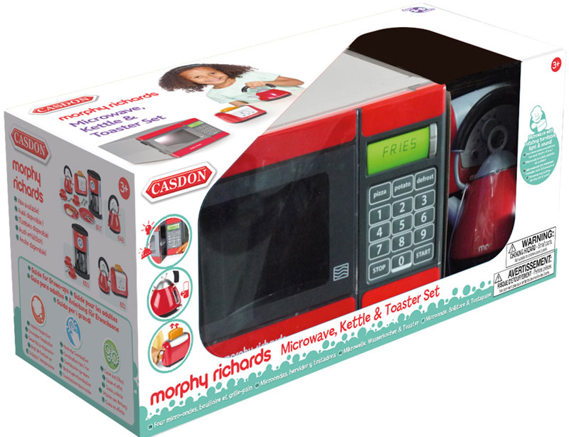 Wholesalers of Casdon Morphy Richards Microwave, Kettle And Toaster Set toys