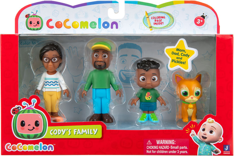 Wholesalers of Cocomelon 4 Pack Cody Family toys