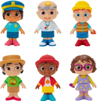 Wholesalers of Cocomelon Ccm 6 Figure Pack Career Friends toys image 2