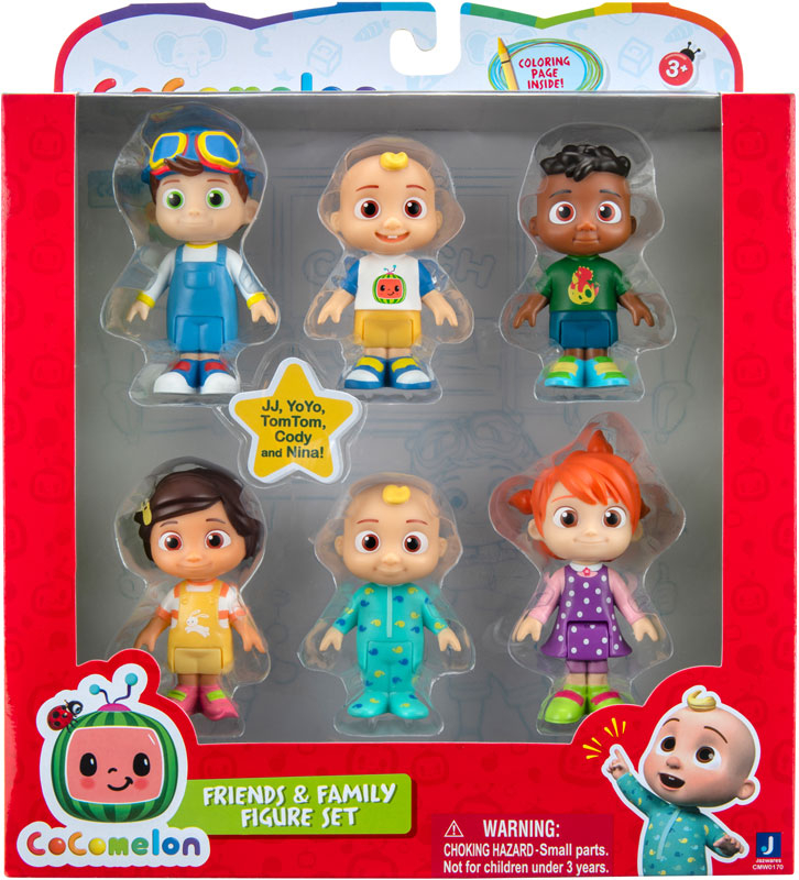 Wholesalers of Cocomelon Figure 6 Pack toys