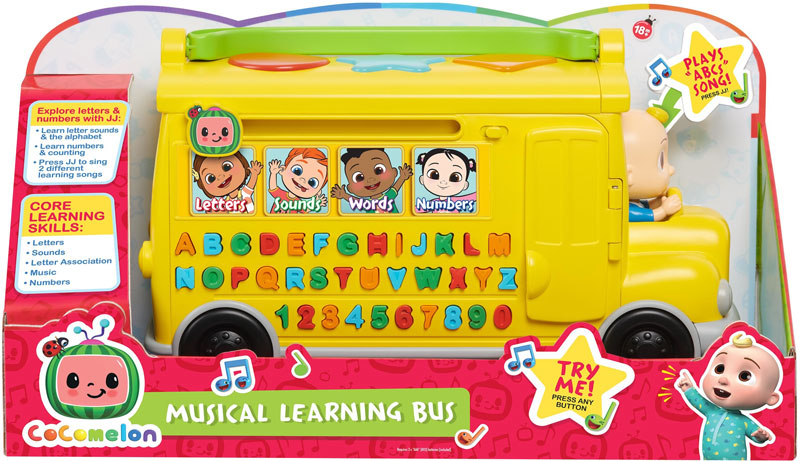 Wholesalers of Cocomelon Learning Bus toys