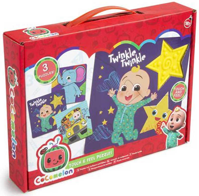 Wholesalers of Cocomelon Touch And Feel Puzzle Set toys