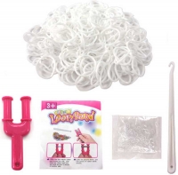 Wholesalers of Colourful Loom Bands - Polar White toys image 2