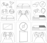 Wholesalers of Colouring Set Eco-friendly Gamer A6 14 X 10 Cm toys image 3