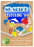 Wholesalers of Colouring Set Eco-friendly Sealife A6 14 X 10 Cm toys image