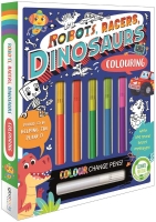 Wholesalers of Colourmania Eco-robots - Racers - Dinosaurs Colouring toys image