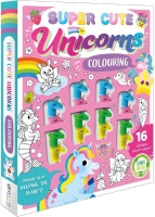 Wholesalers of Colourmania Eco-super Cute Unicorns Colouring toys image