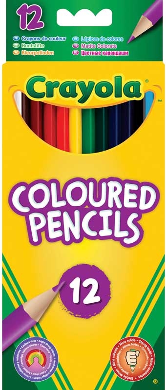 Wholesalers of Crayola 12 Coloured Pencils toys