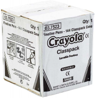 Wholesalers of Crayola 144 Assorted Supertips Classpack toys image 2