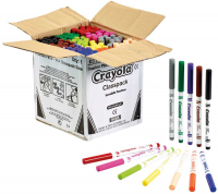 Wholesalers of Crayola 144 Assorted Supertips Classpack toys image