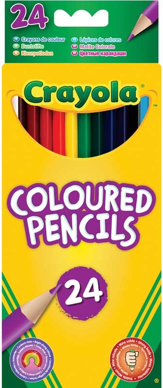 Wholesalers of Crayola 24 Coloured Pencils toys
