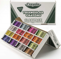 Wholesalers of Crayola 256 Triangular Crayon Classpack toys Tmb
