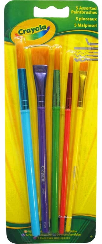 Wholesalers of Crayola 5 Paintbrush Asst toys