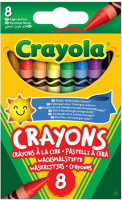 Wholesalers of Crayola 8 Assorted Crayons toys image