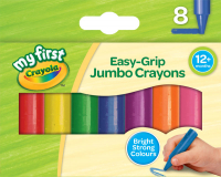 Wholesalers of Crayola 8 Easy-grip Jumbo Crayons toys image