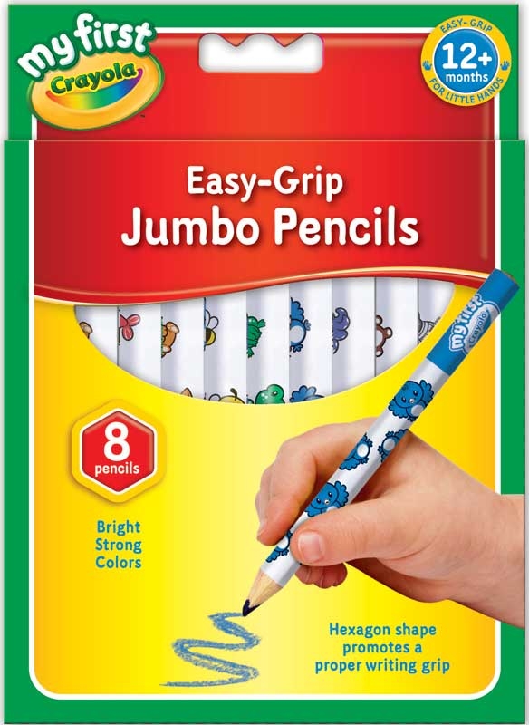 Wholesalers of Crayola 8 Easy Grip Jumbo Pencils toys