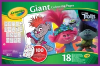 Wholesalers of Crayola Trolls 2 Giant Colouring Pages toys image 2