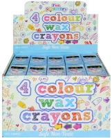 Wholesalers of Crayon Wax 4 Pc Box 8cm Unicorn toys image 2