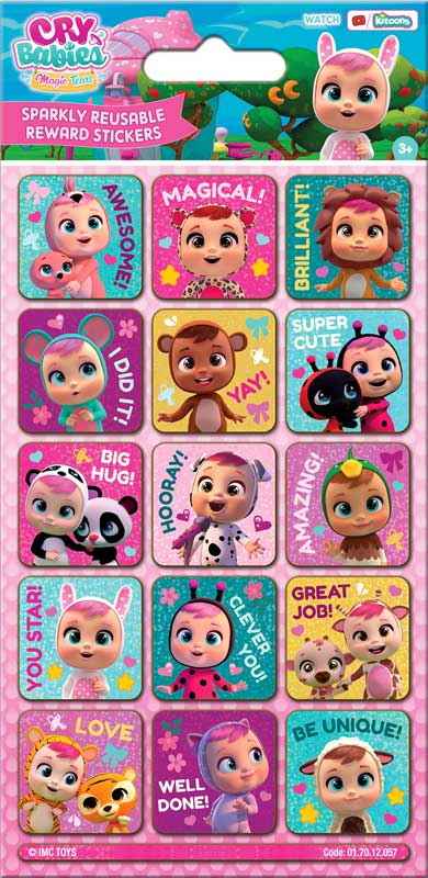 Wholesalers of Cry Babies Reward Stickers toys