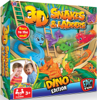 Wholesalers of Dino 3d Snakes And Ladders toys image