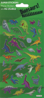 Wholesalers of Dinosaurs  Large Sparkle Stickers toys image