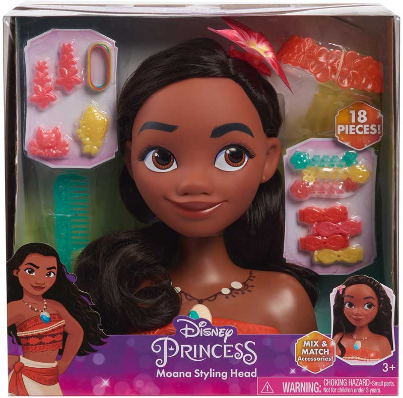 Wholesalers of Disney Princess Basic Moana Styling Head toys
