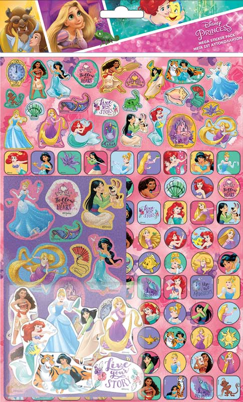 Wholesalers of Disney Princess Mega Sticker Pack toys