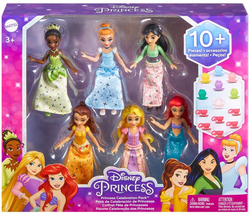 Wholesalers of Disney Princess Small Dolls 6 Pack Assorted toys
