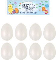Wholesalers of Easter Craft Kit Foam Eggs 6.5cm toys image