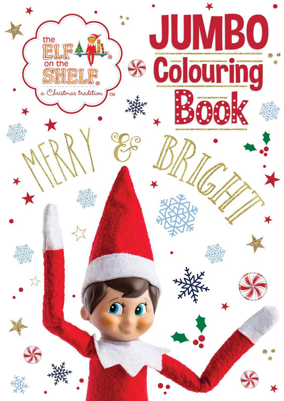Wholesalers of Elf On The Shelf Jumbo Colouring Book toys