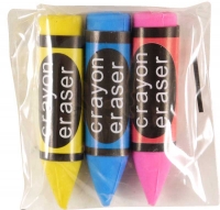 Wholesalers of Eraser Crayons 3 Pc Pack 5cm toys Tmb