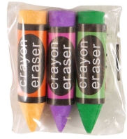 Wholesalers of Eraser Crayons 3 Pc Pack 5cm toys image 2