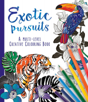 Wholesalers of Exotic Pursuits Multi Level Creative Colouring Book toys image