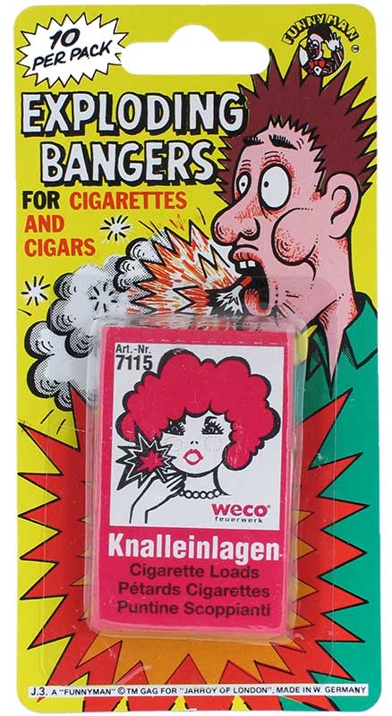 cigarette loads bangers When lighted Funnyman Toys Wholesale - NDA