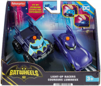 Wholesalers of Fisher Price Batwheels 1:55 Light Up Racers 2pk - Batmobile  toys image