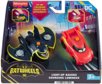 Wholesalers of Fisher Price Batwheels 1:55 Light Up Racers 2pk - Redbird An toys image