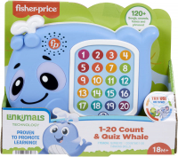 Wholesalers of Fisher-price Linkimals 1-20 Count And Quiz Whale toys Tmb