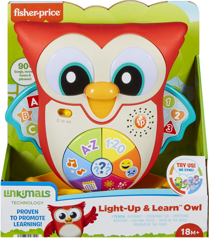 Wholesalers of Fisher-price Linkimals Light-up And Learn Owl toys